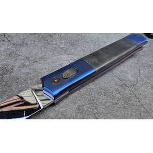 КОСМОС авторський складаний ніж ручної роботи GRYFON KNIVES, сталь CPM S125V, 65 HRC. Photo 3